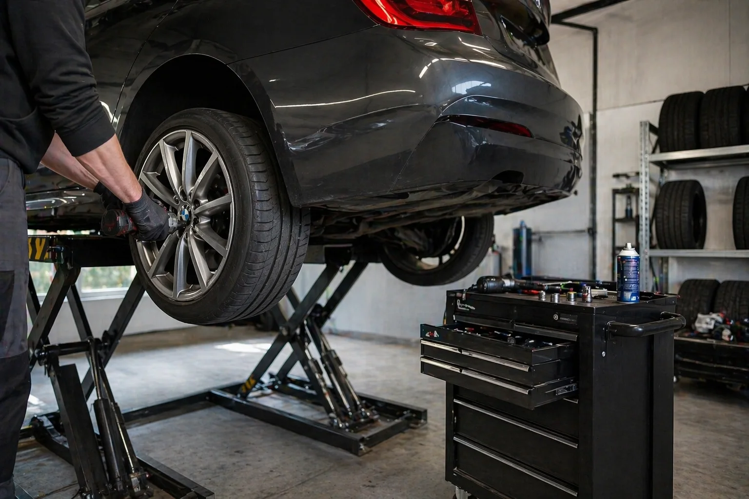 Werkstattbereich im Teutoburger Autozentrum